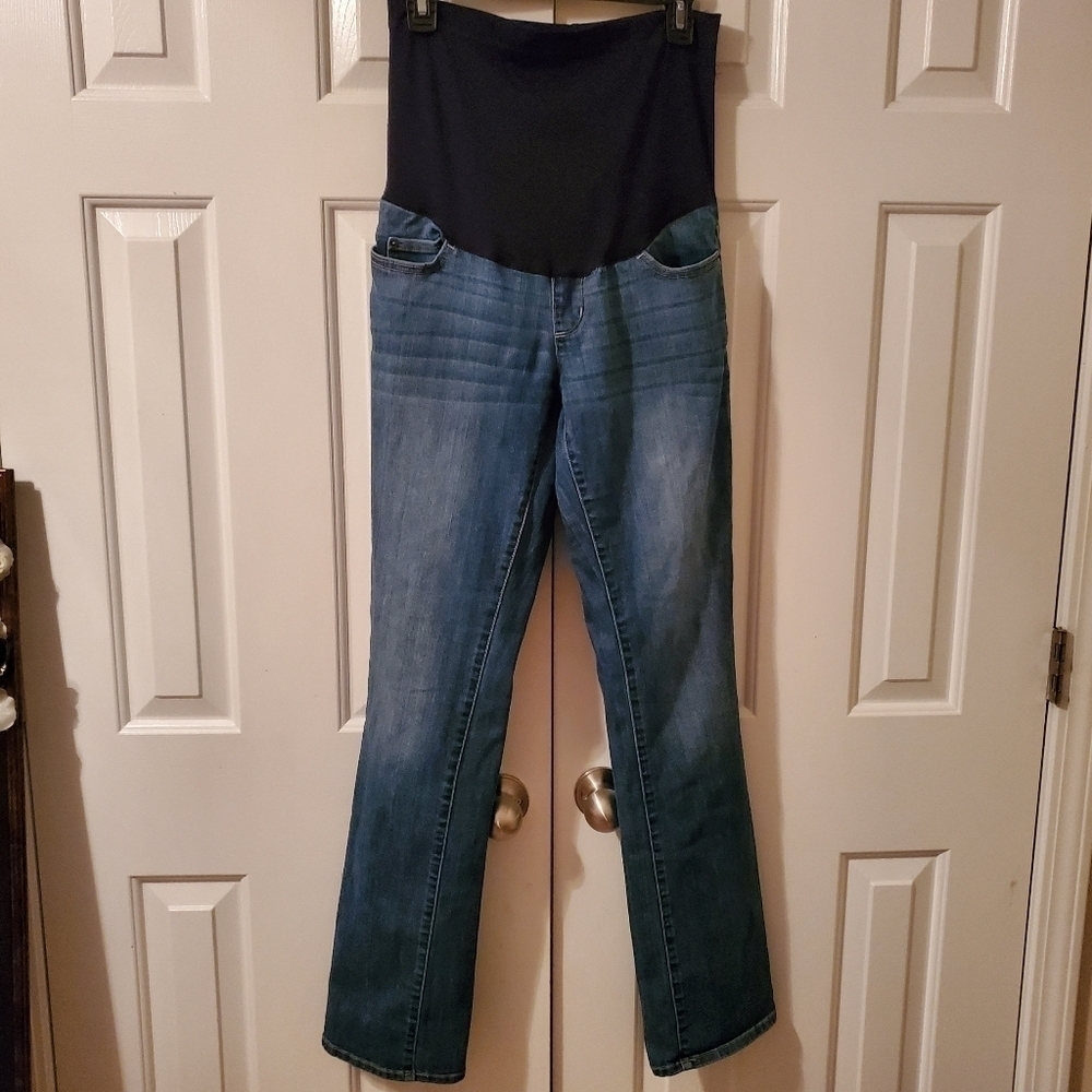 Liz Lang boot cut maternity jeans